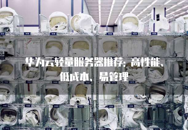 华为云轻量服务器推荐: 高性能、低成本、易管理