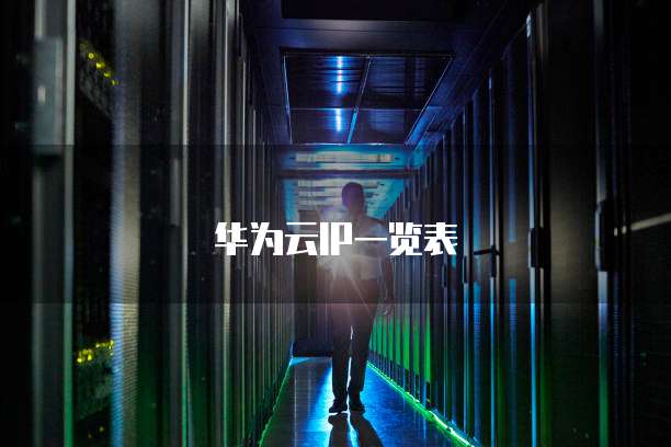 华为云IP一览表