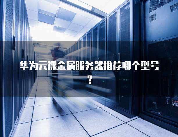 华为云裸金属服务器推荐哪个型号?
