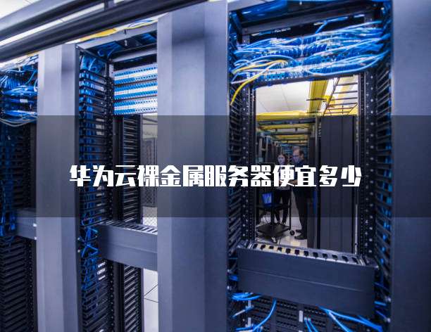 华为云裸金属服务器便宜多少