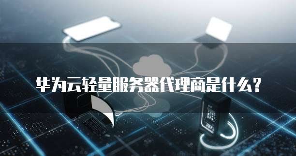 华为云轻量服务器代理商,华为云轻量服务器代理商是什么