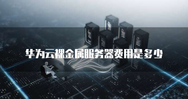 华为云裸金属服务器费用是多少