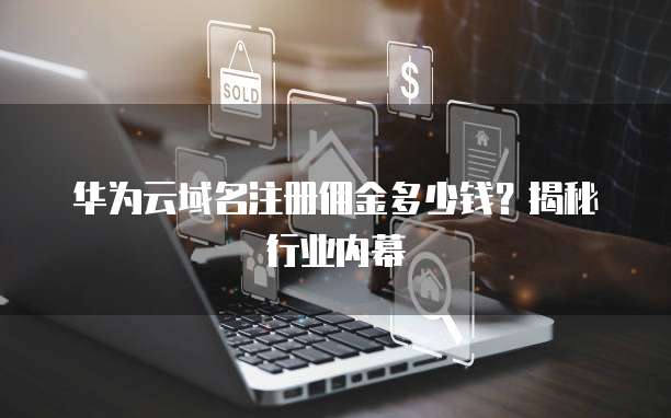 华为云域名注册佣金多少钱?揭秘行业内幕