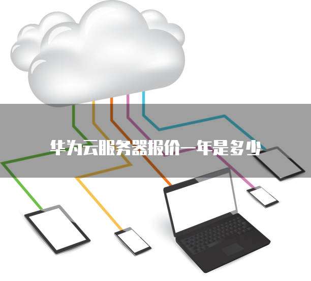 华为云服务器报价一年是多少