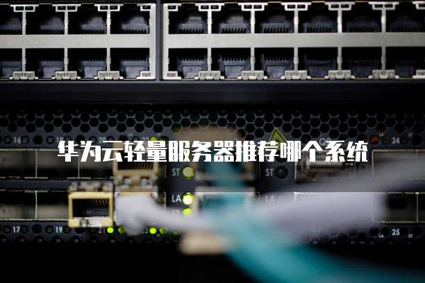 华为云轻量服务器推荐哪个系统