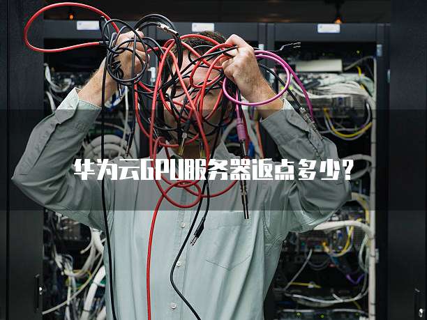 华为云GPU服务器返点多少?