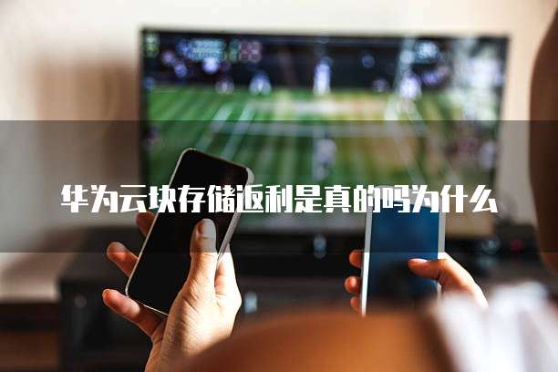 华为云块存储返利是真的吗为什么