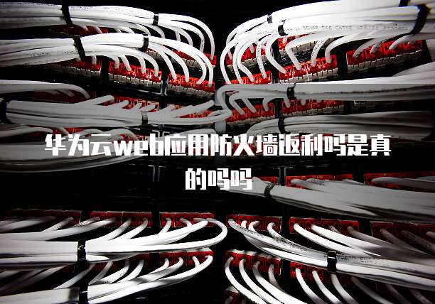 华为云web应用防火墙返利吗是真的吗吗