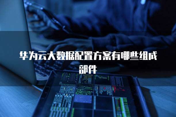 华为云大数据配置方案有哪些组成部件