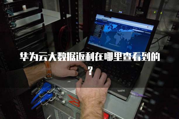 华为云大数据返利在哪里查看到的?