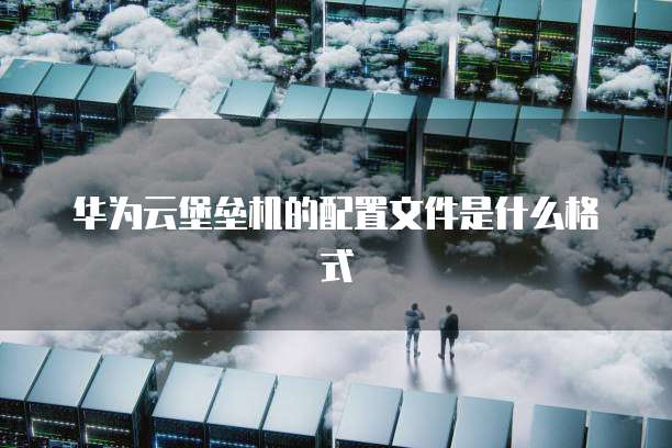 华为云堡垒机的配置文件是什么格式