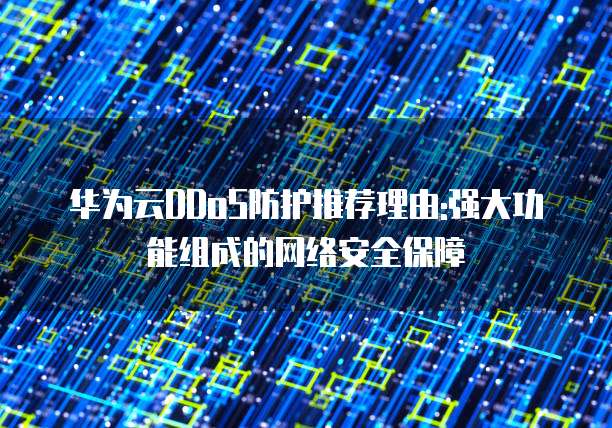 华为云DDoS防护推荐理由:强大功能组成的网络安全保障