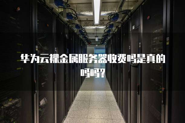 华为云裸金属服务器收费吗是真的吗吗?