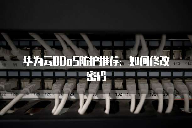 华为云DDoS防护推荐:如何修改密码