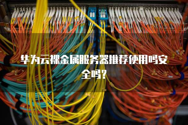 华为云裸金属服务器推荐使用吗安全吗?