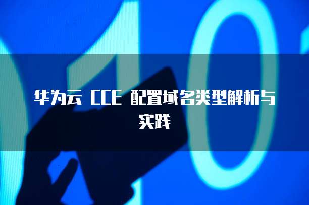 华为云 CCE 配置域名类型解析与实践