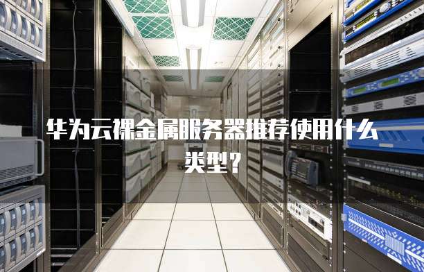 华为云裸金属服务器推荐使用什么类型？