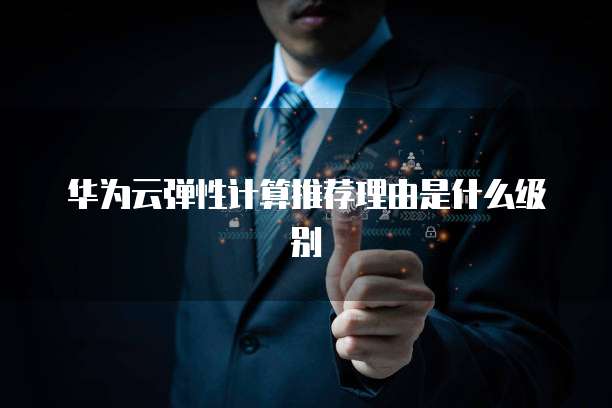 华为云弹性计算推荐理由是什么级别