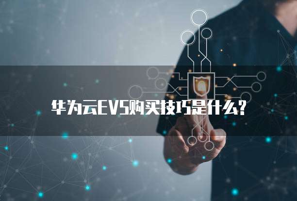 华为云EVS购买技巧是什么?