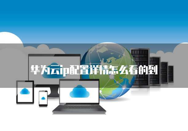 华为云ip配置详情怎么看的到