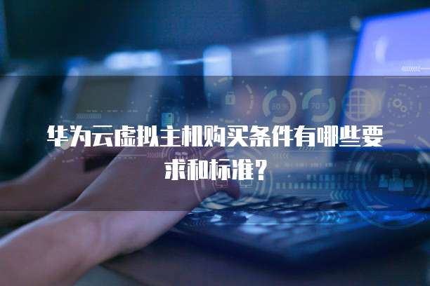 华为云虚拟主机购买条件有哪些要求和标准?