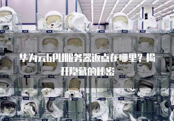 华为云GPU服务器返点在哪里?揭开隐藏的秘密