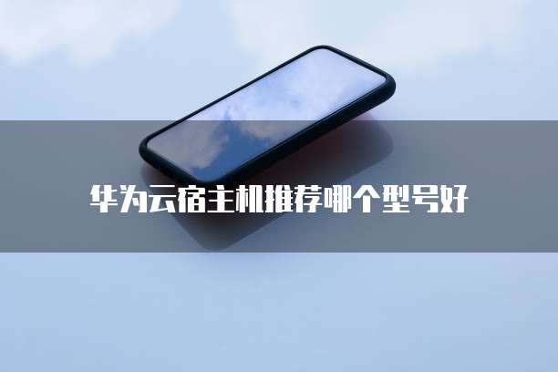 华为云宿主机推荐哪个型号好