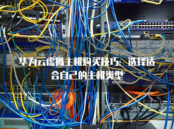 华为云虚拟主机购买技巧:选择适合自己的主机类型