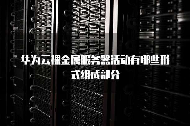 华为云裸金属服务器活动有哪些形式组成部分