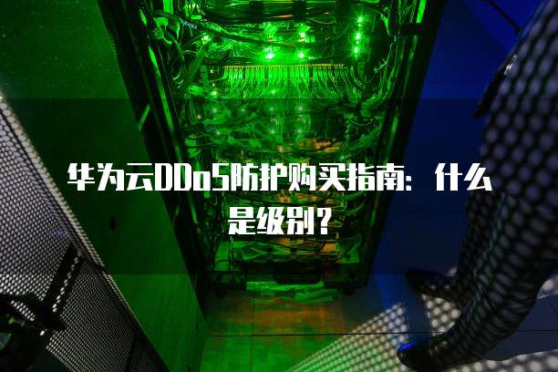 华为云DDoS防护购买指南:什么是级别?