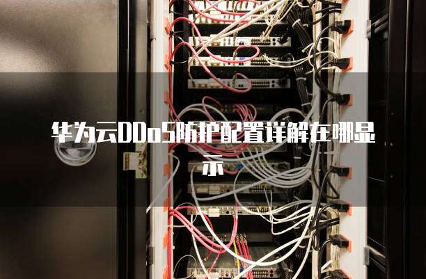 华为云DDoS防护配置详解在哪显示