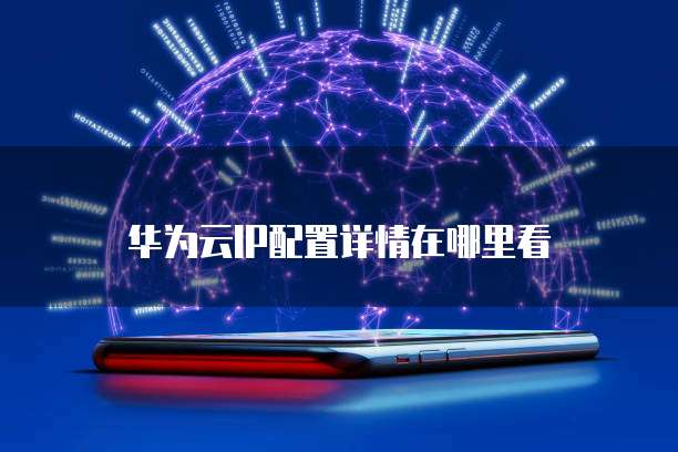 华为云IP配置详情在哪里看