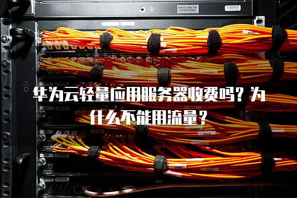 华为云轻量应用服务器收费吗?为什么不能用流量?