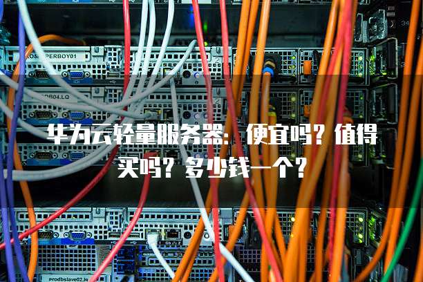 华为云轻量服务器:便宜吗?值得买吗?多少钱一个?