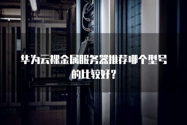 华为云裸金属服务器推荐哪个型号的比较好?