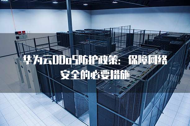 华为云DDoS防护政策：保障网络安全的必要措施