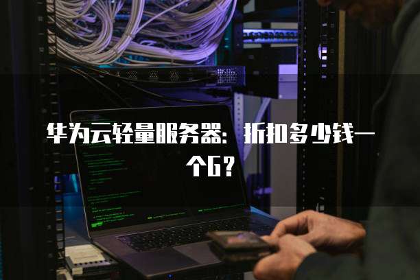 华为云轻量服务器:折扣多少钱一个G?