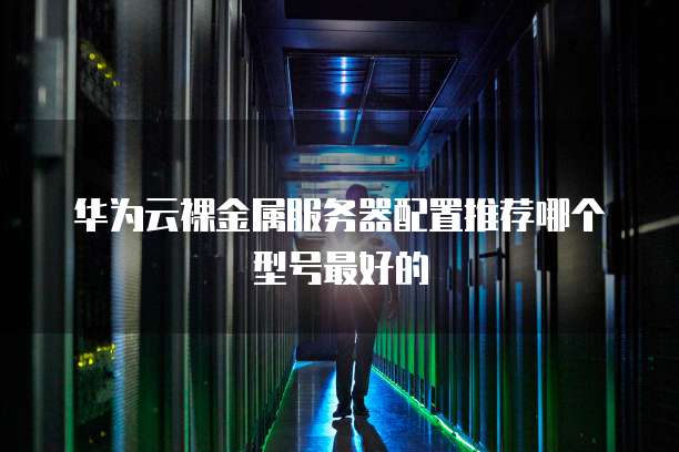 华为云裸金属服务器配置推荐哪个型号最好的