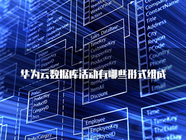 华为云数据库活动有哪些形式组成
