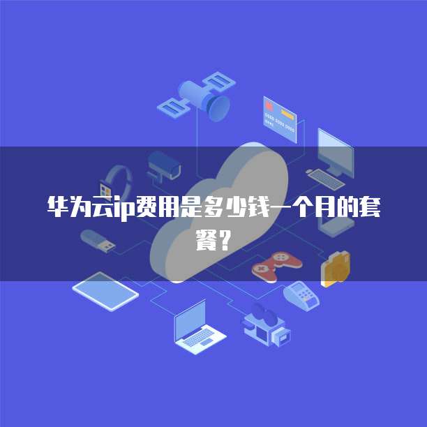 华为云ip费用是多少钱一个月的套餐？
