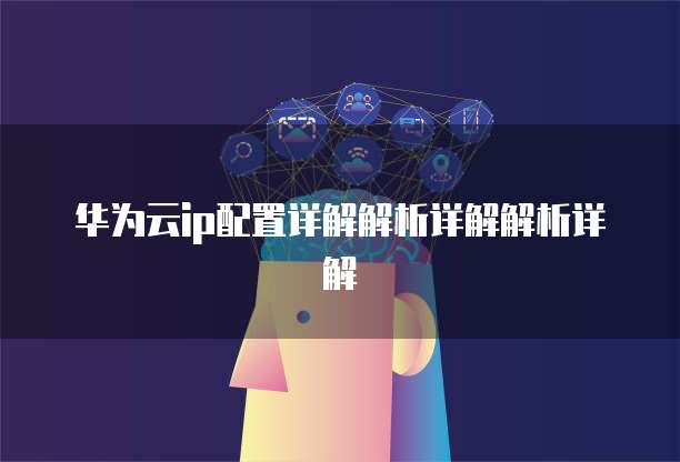 华为云ip配置详解解析详解解析详解