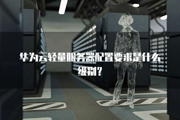 华为云轻量服务器配置要求是什么级别？