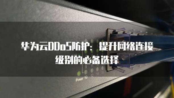 华为云DDoS防护：提升网络连接级别的必备选择