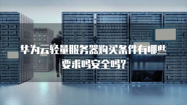 华为云轻量服务器购买条件有哪些要求吗安全吗?
