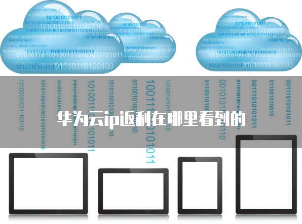 华为云ip返利在哪里看到的