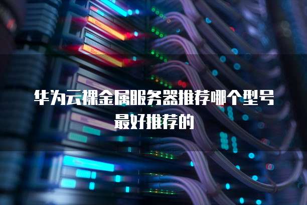 华为云裸金属服务器推荐哪个型号最好推荐的