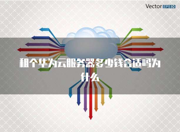 租个华为云服务器多少钱合适吗为什么
