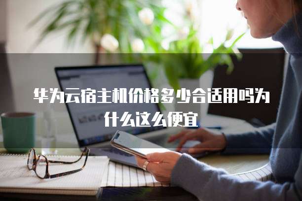 华为云宿主机价格多少合适用吗为什么这么便宜