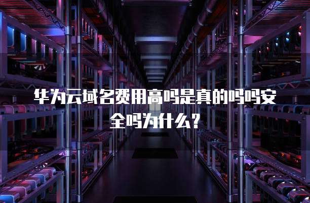 华为云域名费用高吗是真的吗吗安全吗为什么?