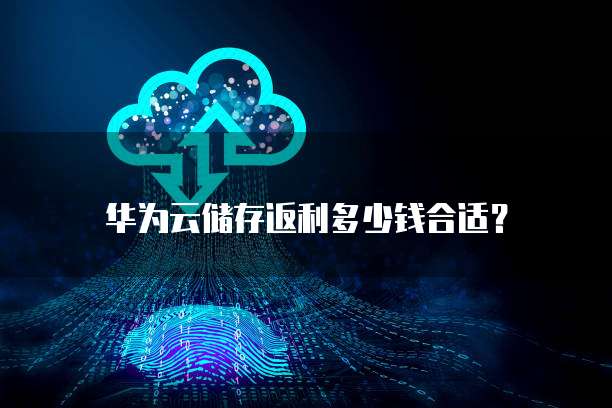 华为云储存返利多少钱合适？